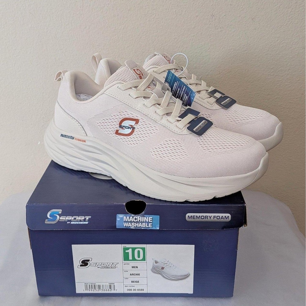 New Skechers S Sport S Sport Men's Archie Sneaker Shoes Memory Foam Size 10